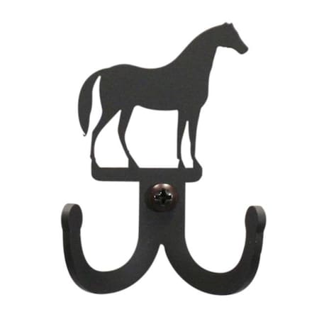 Village Wrought Iron Village Wrought Iron WH-D-68 Horse Double Wall Hook WH-D-68